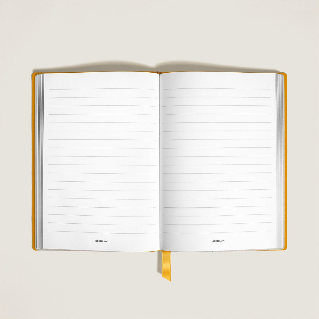Montblanc Notebook Medium, Saffiano Leather, Modena Yellow - Lined Pages MB134771