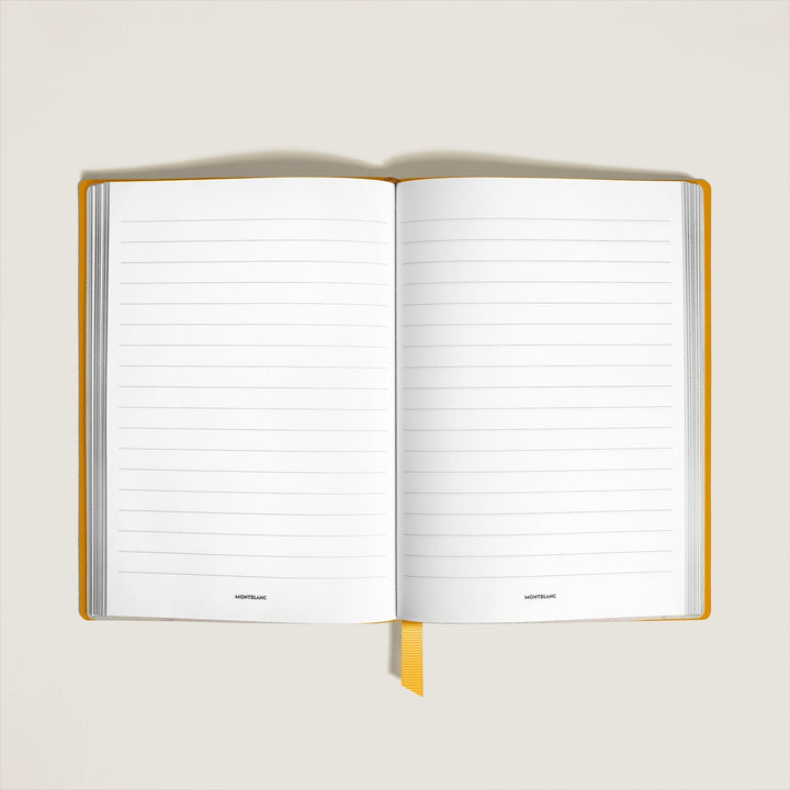 Montblanc Notebook Medium, Saffiano Leather, Modena Yellow - Lined Pages MB134771