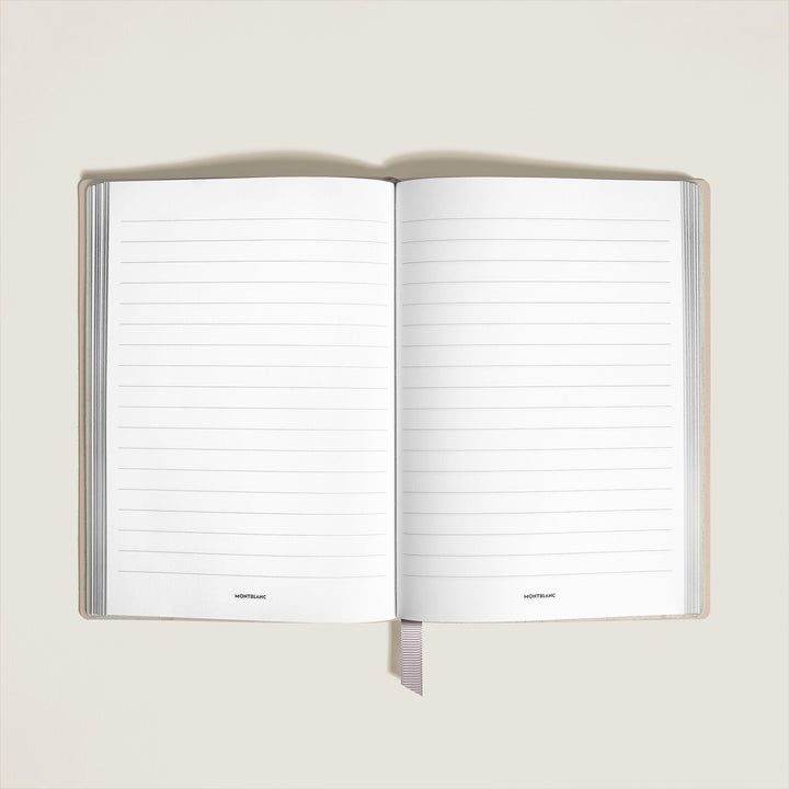 Montblanc Notebook Medium, Saffiano Leather, Cloudy Beige - Lined Pages MB134783