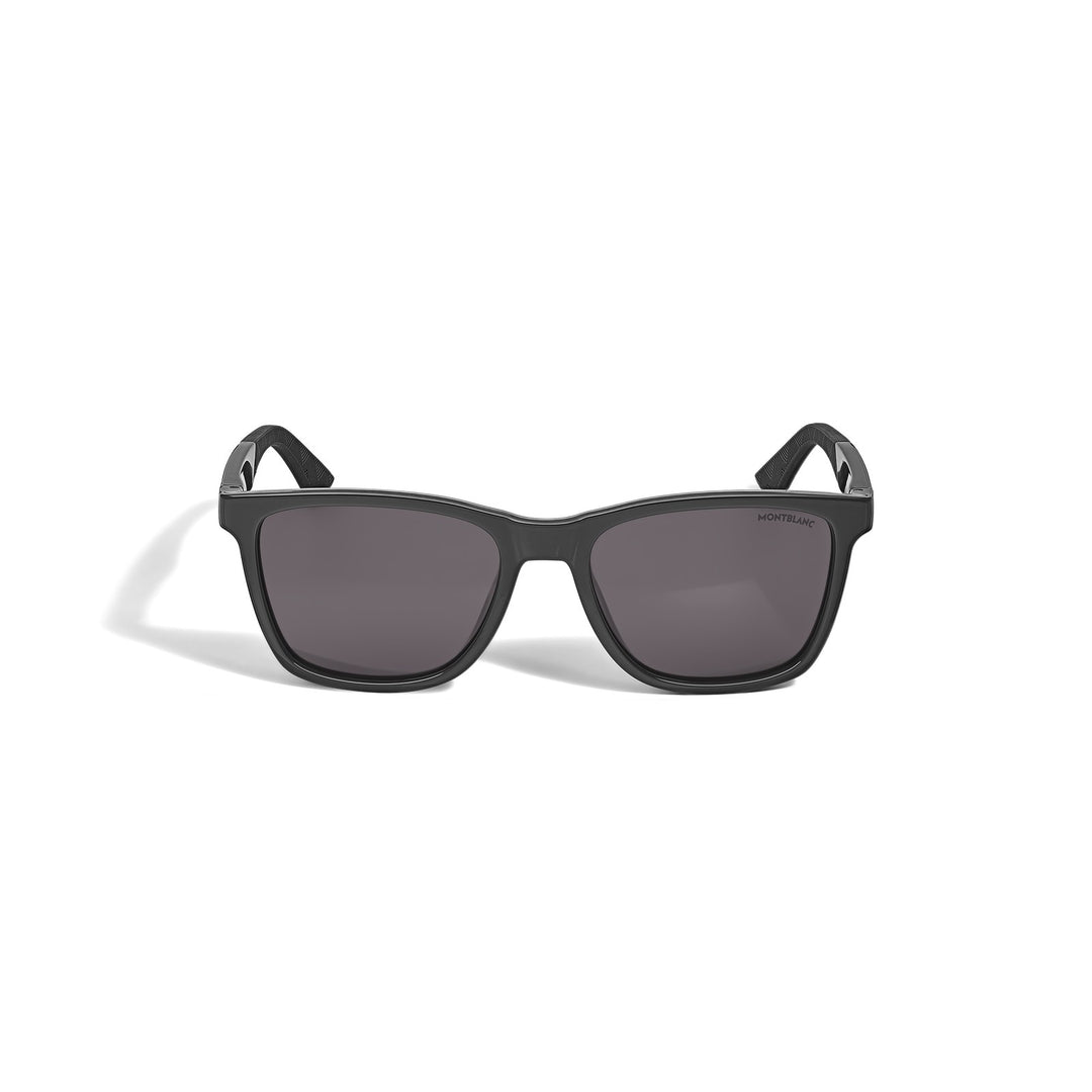 Montblanc Squared Injected Black Frame Sunglasses MB134860