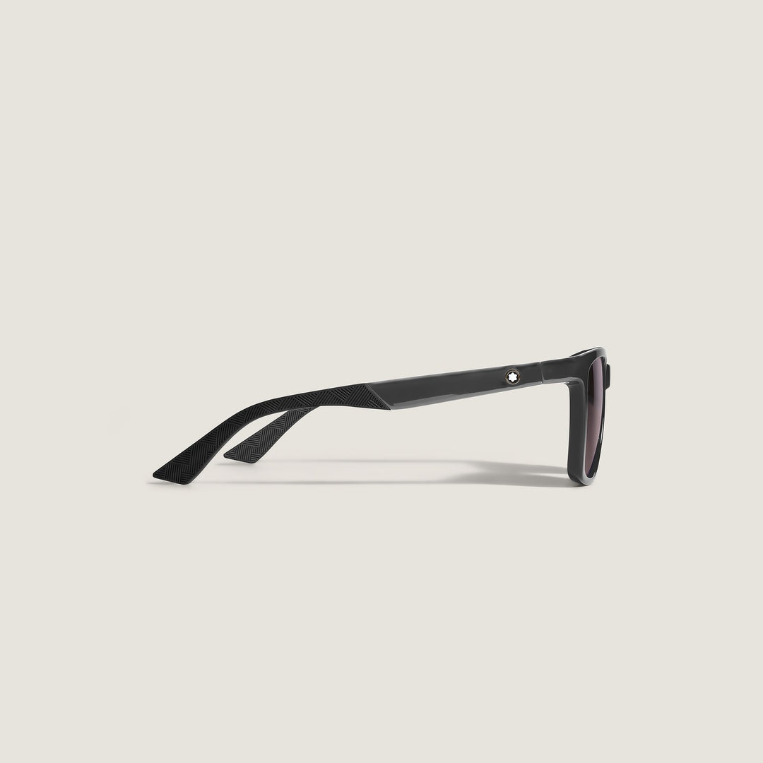 Montblanc Squared Injected Black Frame Sunglasses MB134860