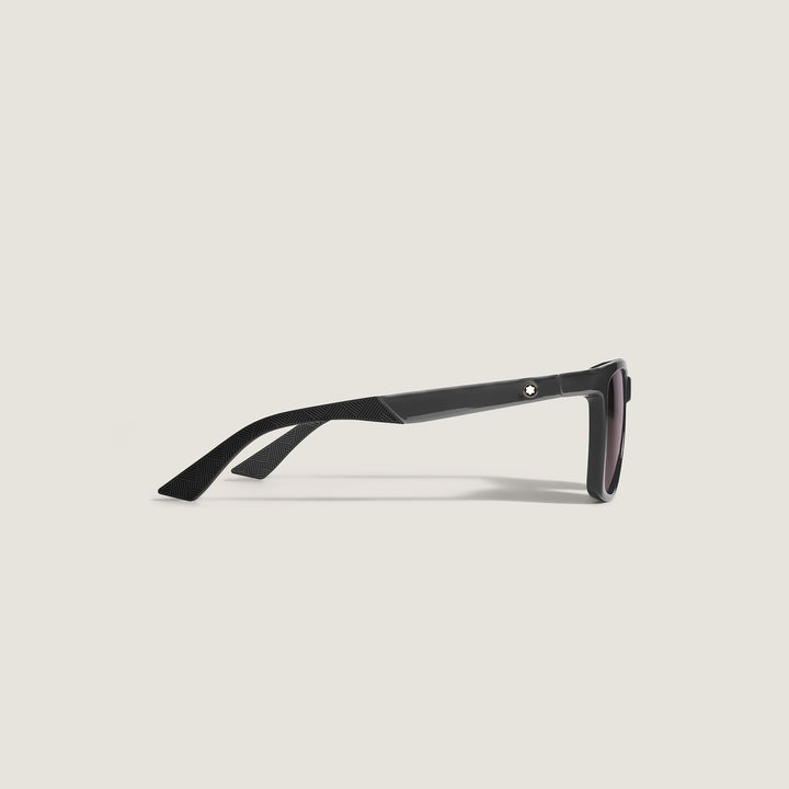 Montblanc Squared Injected Black Frame Sunglasses MB134860