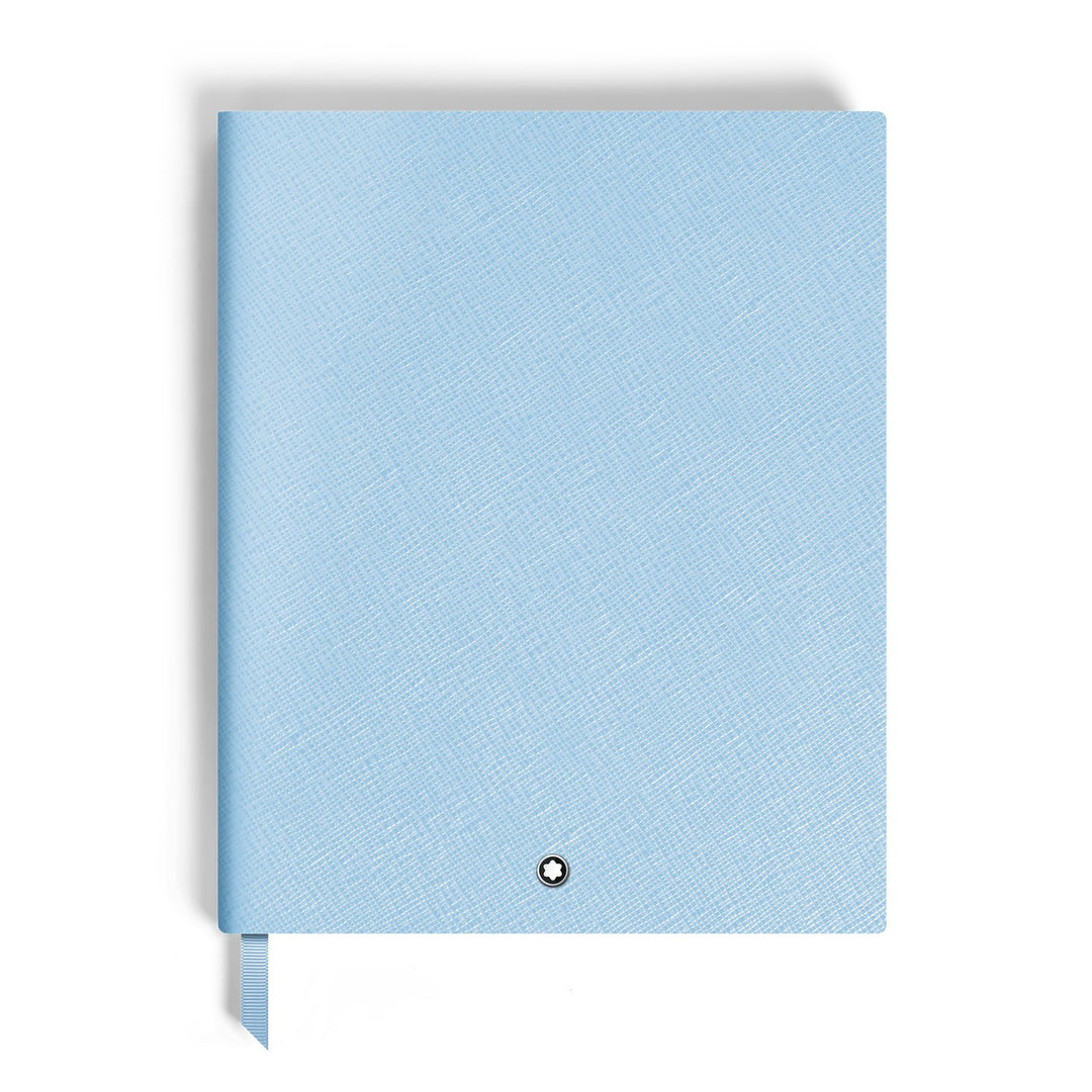 Montblanc Notebook Large, Saffiano Leather, Pale Blue - Lined Pages MB135030