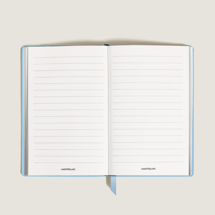 Montblanc Notebook Large, Saffiano Leather, Pale Blue - Lined Pages MB135030