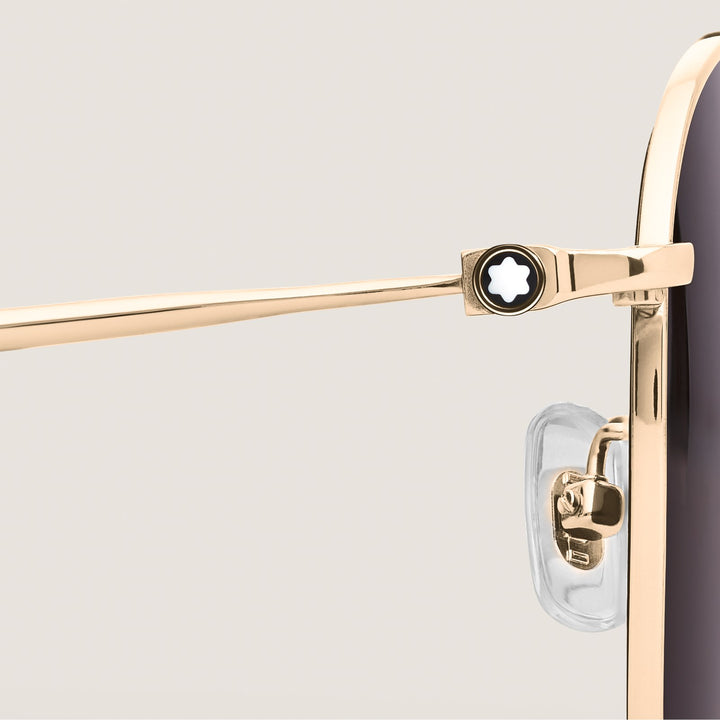 Montblanc Squared Titanium Gold Col Frame MB135563