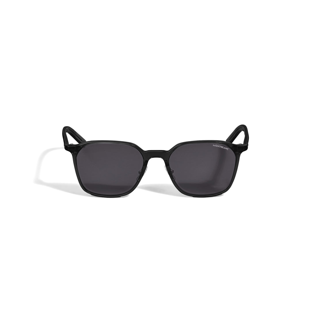 Montblanc Oval Sunglasses with Acetate Black Frame Sunglasses MB135566