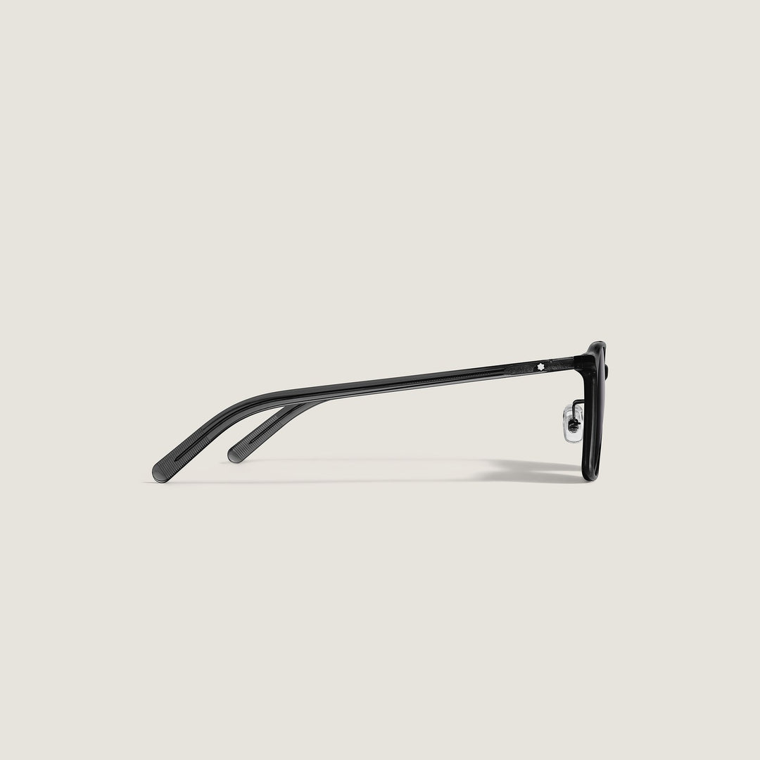 Montblanc Oval Sunglasses with Acetate Black Frame Sunglasses MB135566