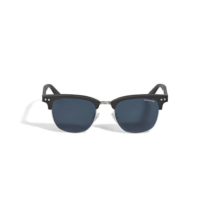 Montblanc Squared Sunglasses with Black Coloured Acetate Frame MB135573