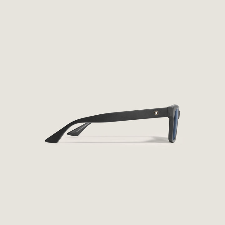 Montblanc Squared Sunglasses with Black Coloured Acetate Frame MB135575