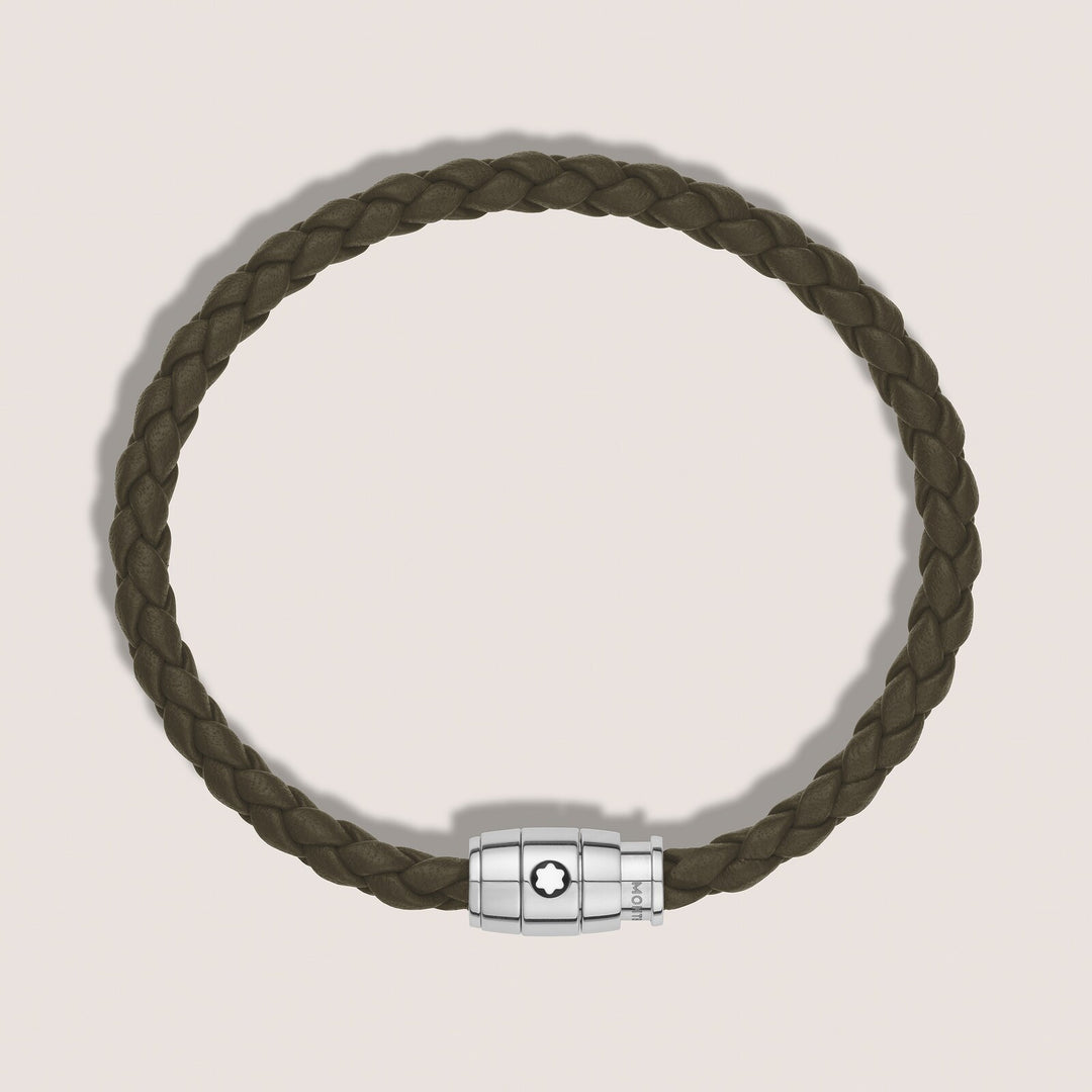 Montblanc Bracelet Small, Soft Leather, Khaki MB136003