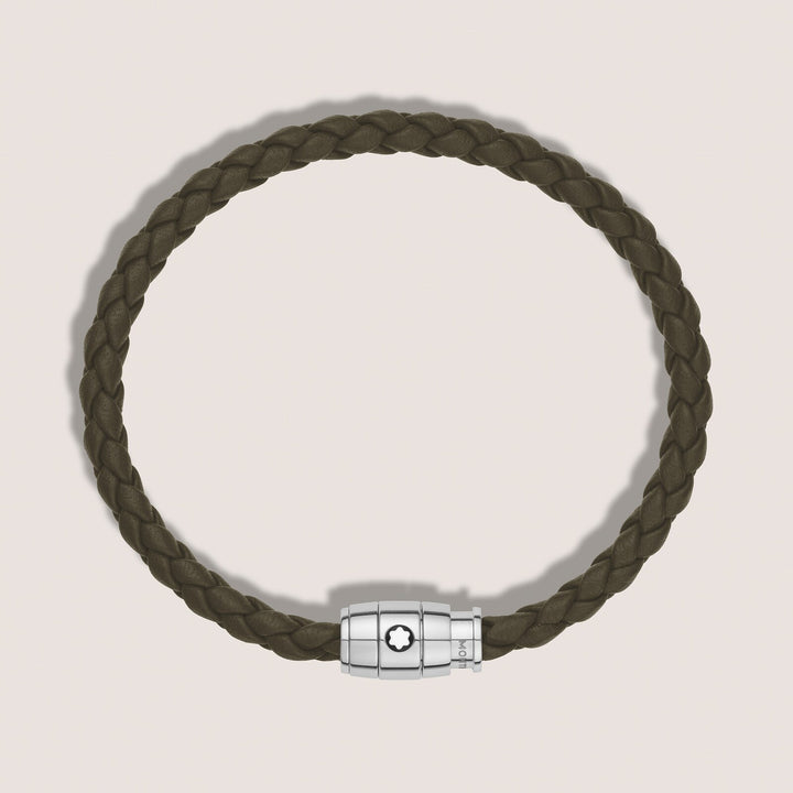 Montblanc Bracelet Small, Soft Leather, Khaki MB136003