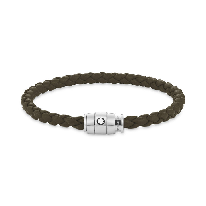 Montblanc Bracelet Medium, Soft Leather, Khaki MB136004