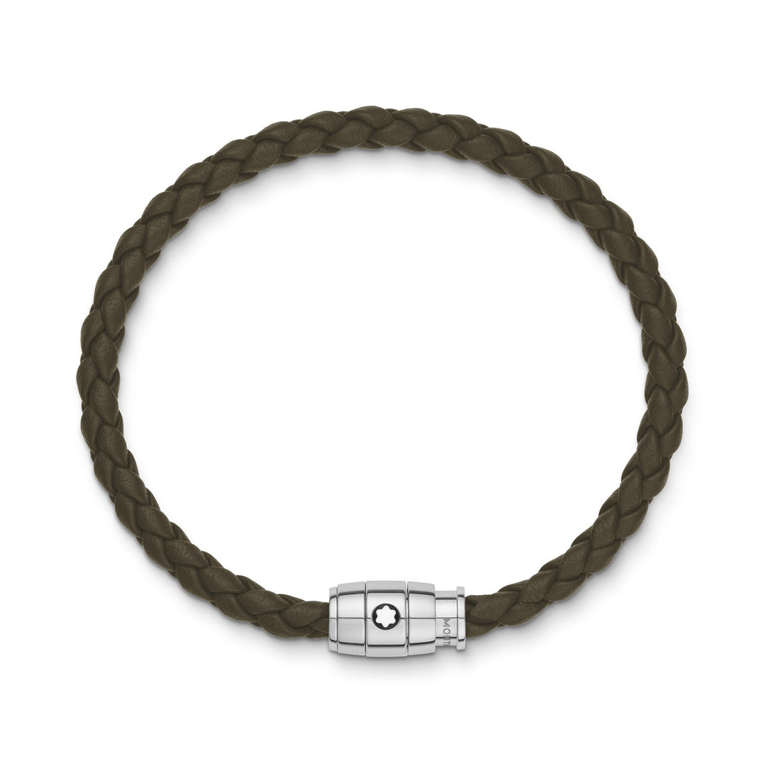 Montblanc Bracelet Large, Soft Leather, Khaki MB136005