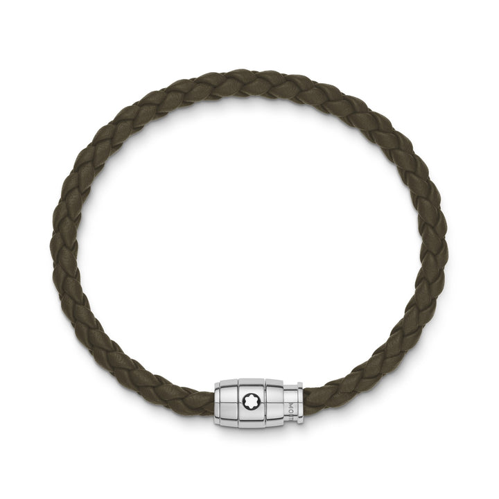 Montblanc Bracelet Large, Soft Leather, Khaki MB136005