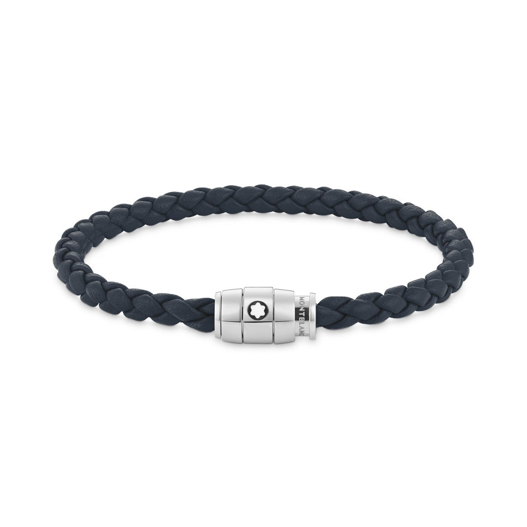 Montblanc Bracelet Medium, Soft Leather, Avio Blue MB136013