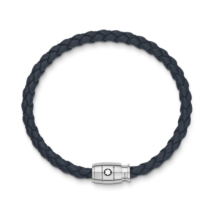 Montblanc Bracelet Medium, Soft Leather, Avio Blue MB136013