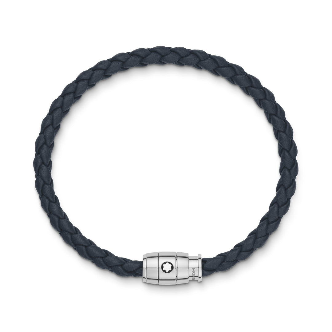 Montblanc Bracelet Large, Soft Leather, Avio Blue MB136014