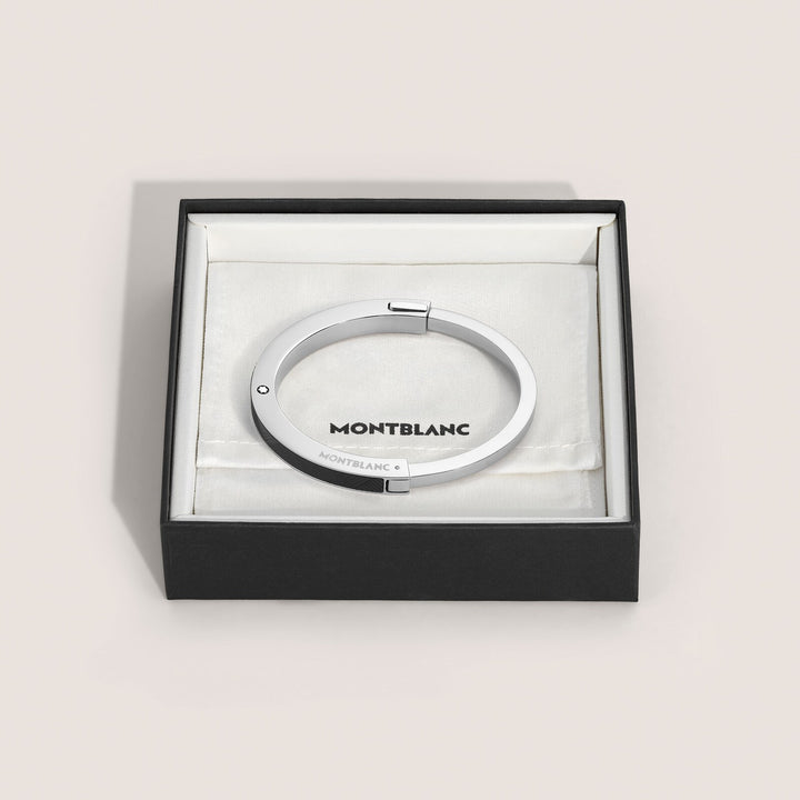 Montblanc Bangle in Steel with Extreme Pattern MB136015