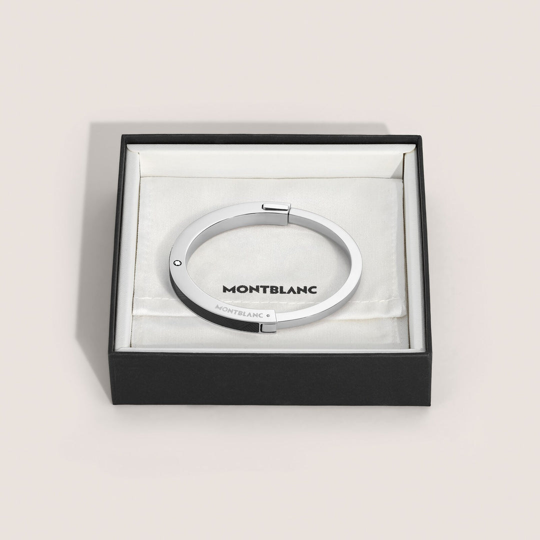 Montblanc Bangle in Steel with Extreme Pattern MB136016