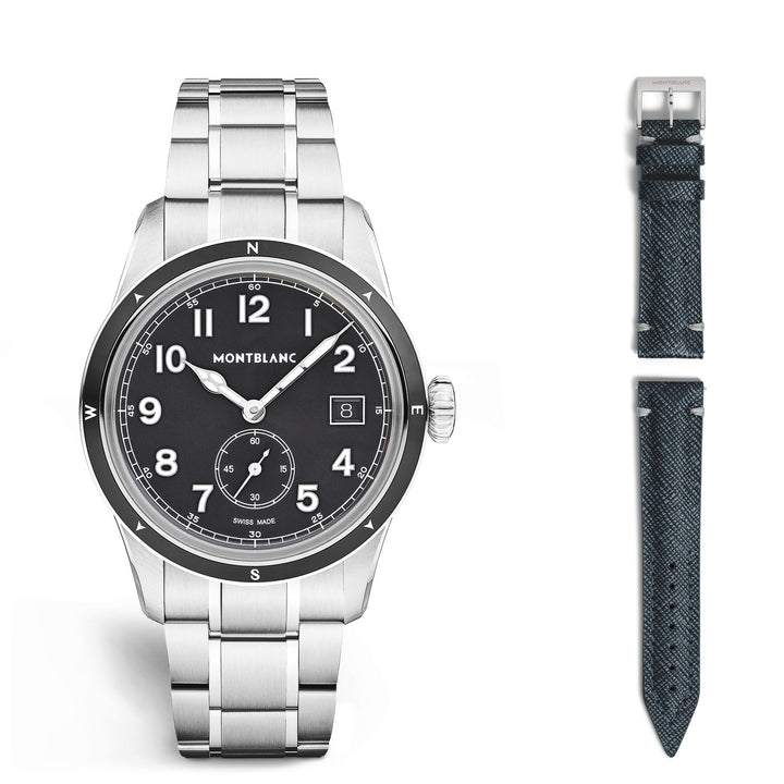 Montblanc 1858 Small Second 0 Oxygen MB136355