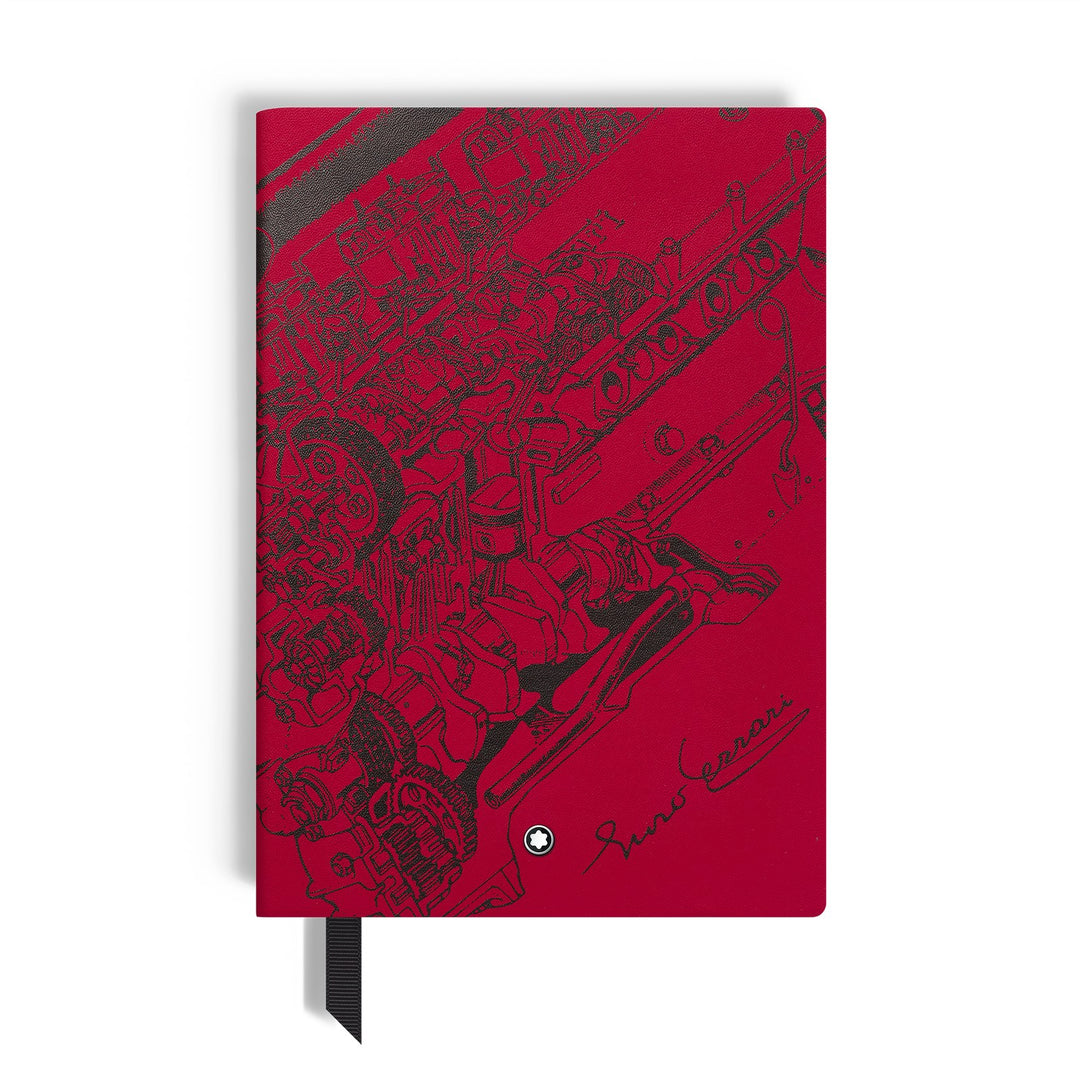 Montblanc Medium Notebook, Great Characters Enzo Ferrari Special Edition, Lined Pages MB136433