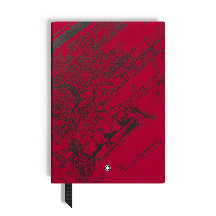 Montblanc Medium Notebook, Great Characters Enzo Ferrari Special Edition, Lined Pages MB136433