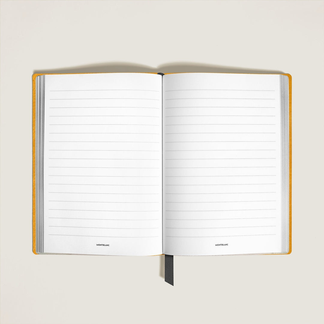 Montblanc Medium Notebook, Great Characters Enzo Ferrari Special Edition Giallo Modena, Lined Pages MB136440