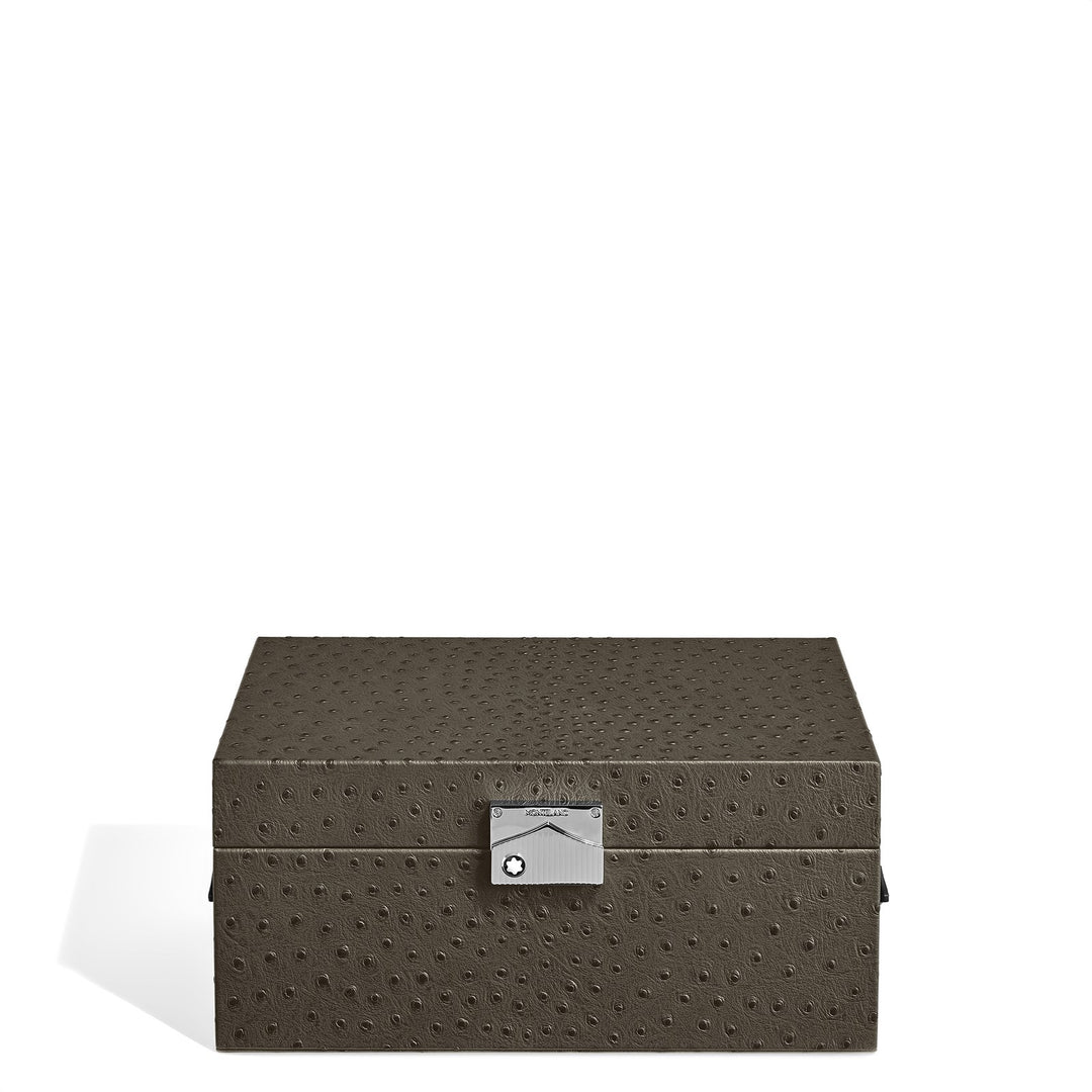 Montblanc Writing Instruments Collector Box in Ostrich-Embossed Leather MB136555