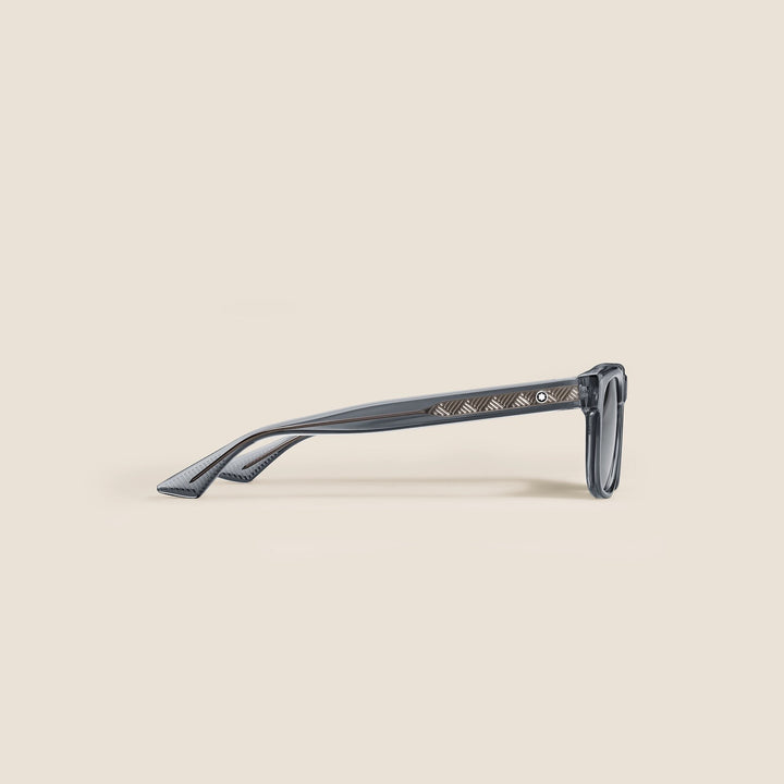 Montblanc Squared Sunglasses with Grey Coloured Acetate Frame MB136912