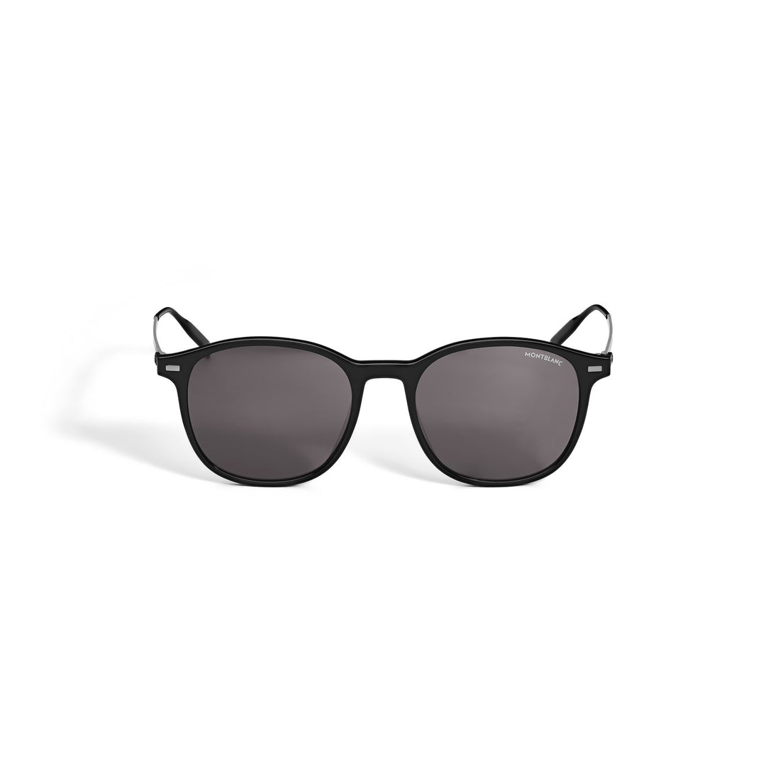 Montblanc Round Sunglasses with Black Injected Frame MB136924