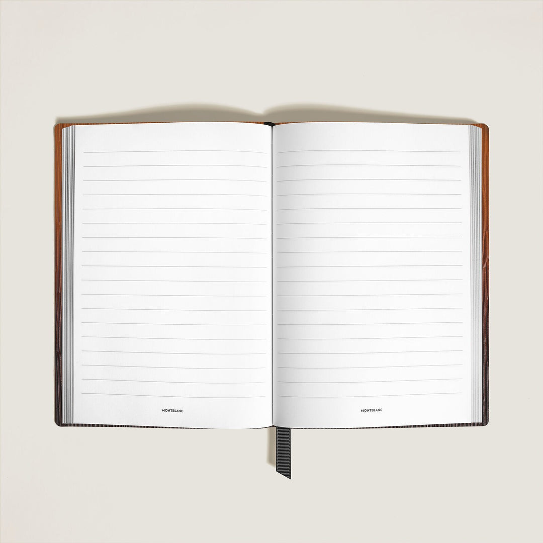 Montblanc Medium Notebook in Corteccia Sfumato Leather, Lined Pages MB137141