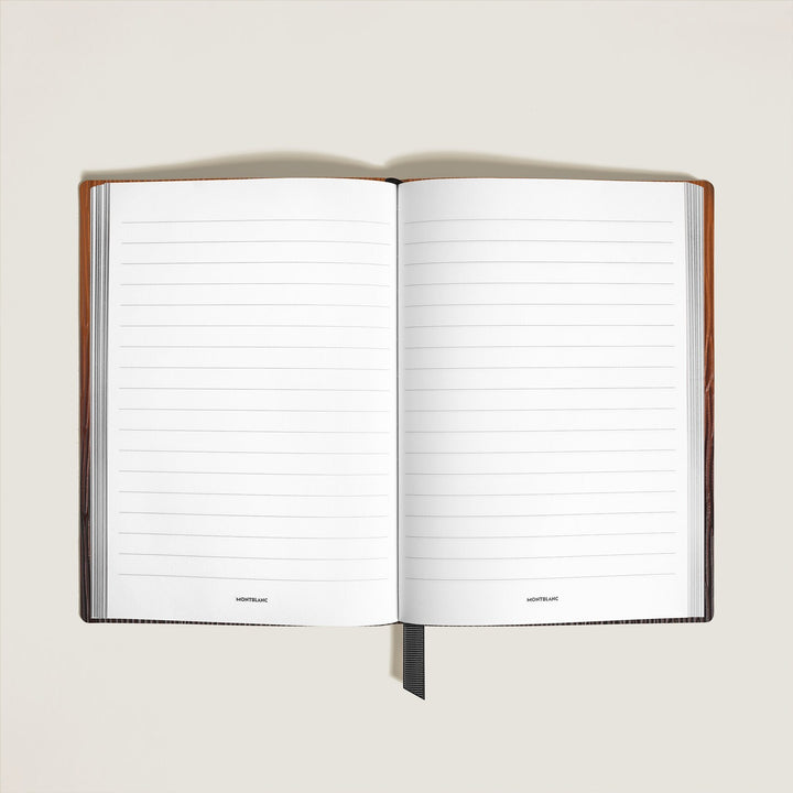 Montblanc Medium Notebook in Corteccia Sfumato Leather, Lined Pages MB137141