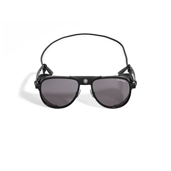 Montblanc Squared Sunglasses with Black Metal Frame MB137177