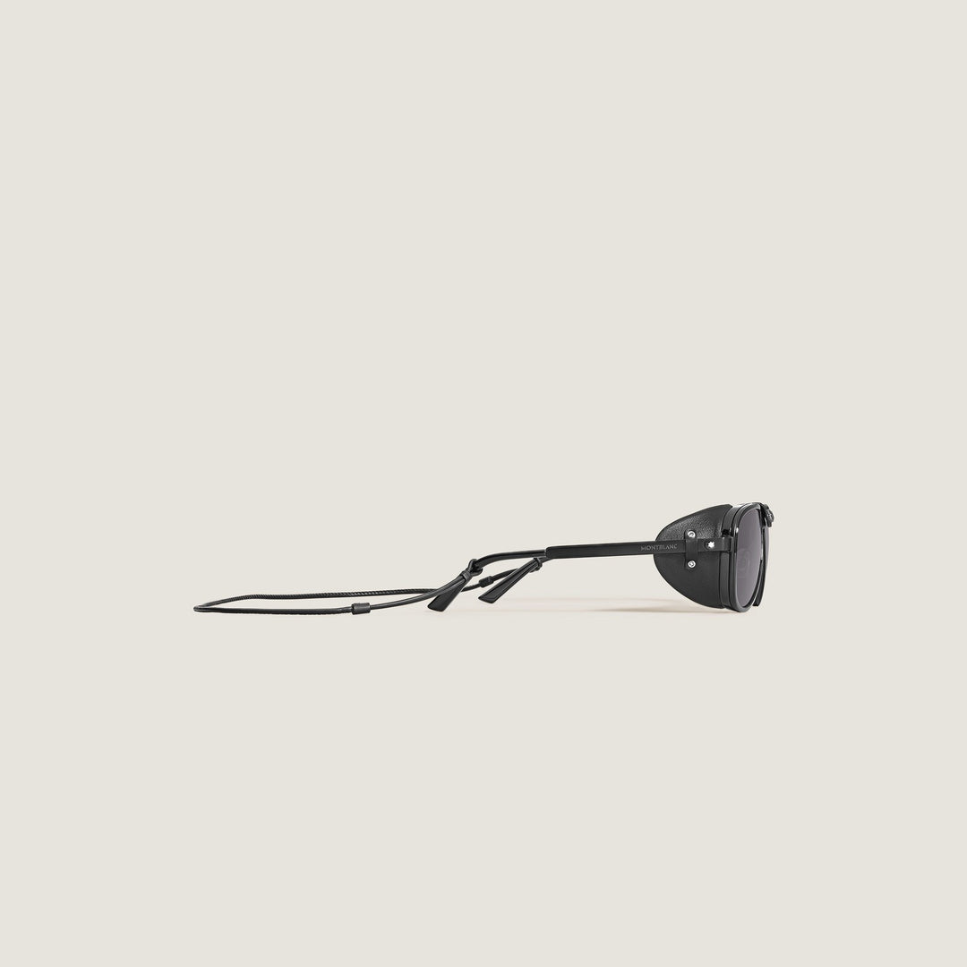 Montblanc Squared Sunglasses with Black Metal Frame MB137177