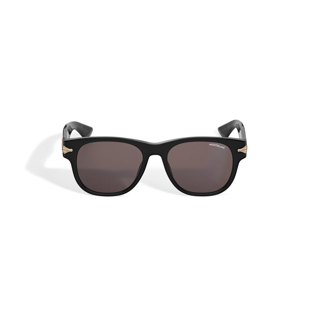 Montblanc Squared Sunglasses with Black Acetate Frame MB137185
