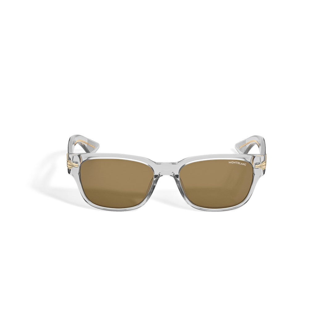 Montblanc Squared Sunglasses with Grey Acetate Frame MB137188