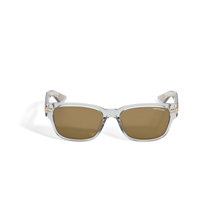 Montblanc Squared Sunglasses with Grey Acetate Frame MB137188