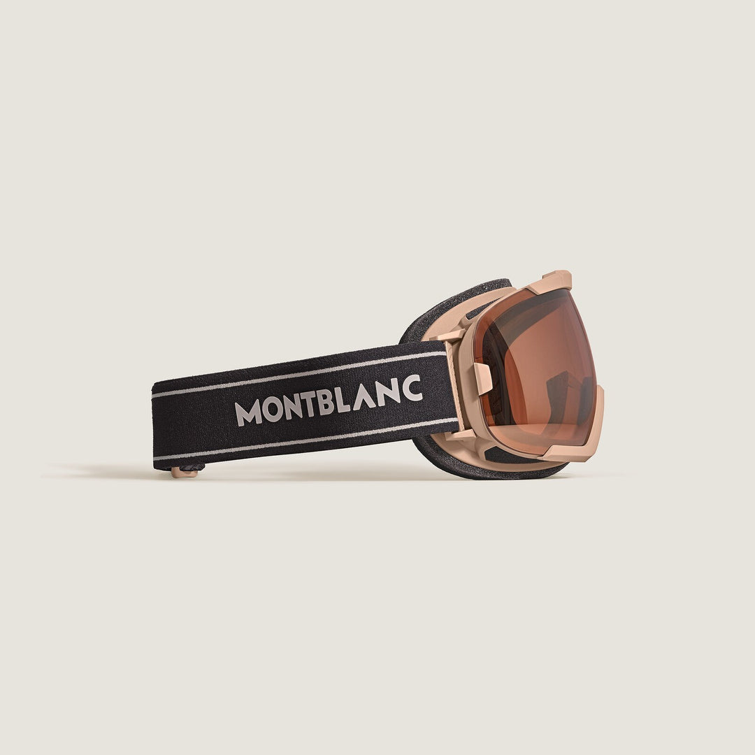 Montblanc Rectangular Ski Mask with Beige Injected Frame MB137203