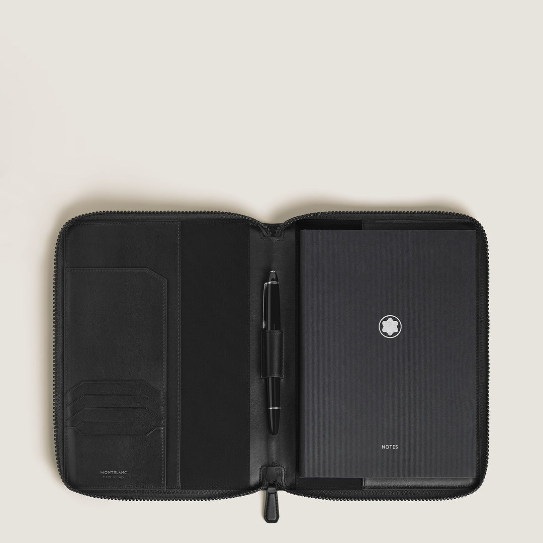 Montblanc Small Notebook Holder with zip in Extreme Leather MB137536