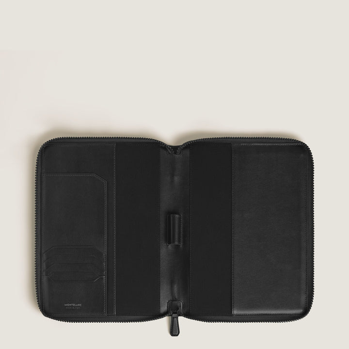 Montblanc Small Notebook Holder with zip in Extreme Leather MB137536
