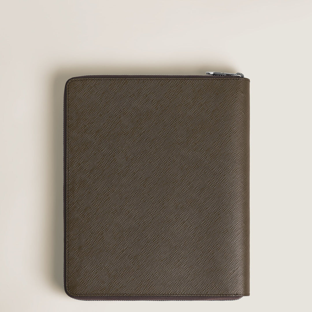 Montblanc Small Notebook Holder with zip in Sartorial Leather MB137537