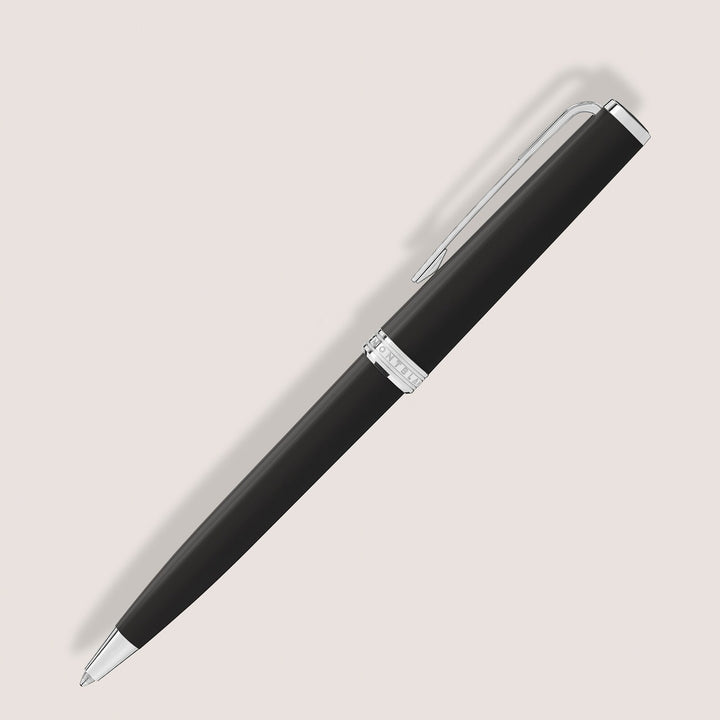 Montblanc Set with PIX Black Ballpoint Pen &amp; Card Holder 6cc in Meisterstück Leather MB137793