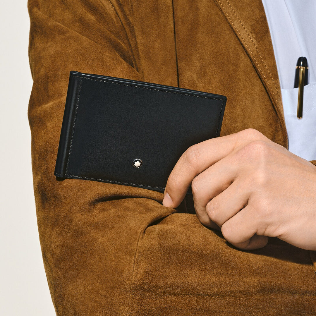 Montblanc Meisterstück wallet 6cc with money clip MB198313