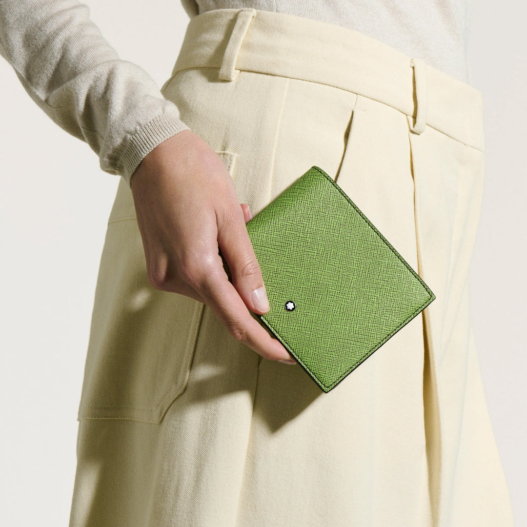 Montblanc Sartorial Wallet 8cc Multi Lime/Cassis MB199356