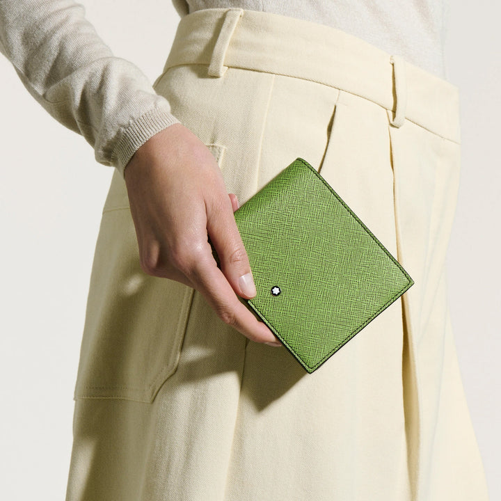 Montblanc Sartorial Wallet 8cc Multi Lime/Cassis MB199356