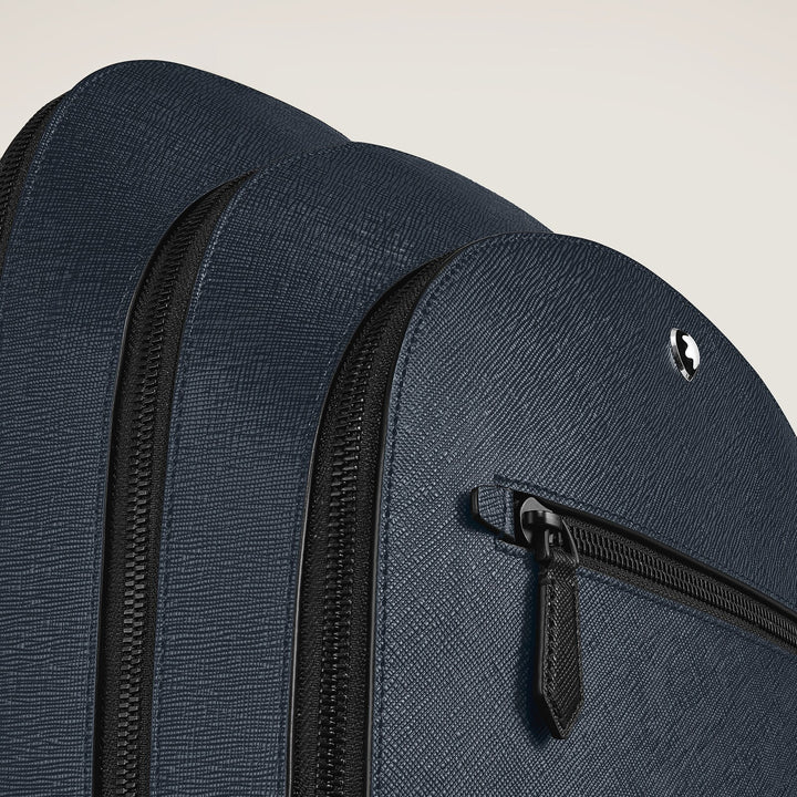 Montblanc Medium Backpack with 3 Compartments in Sartorial Leather MB220335
