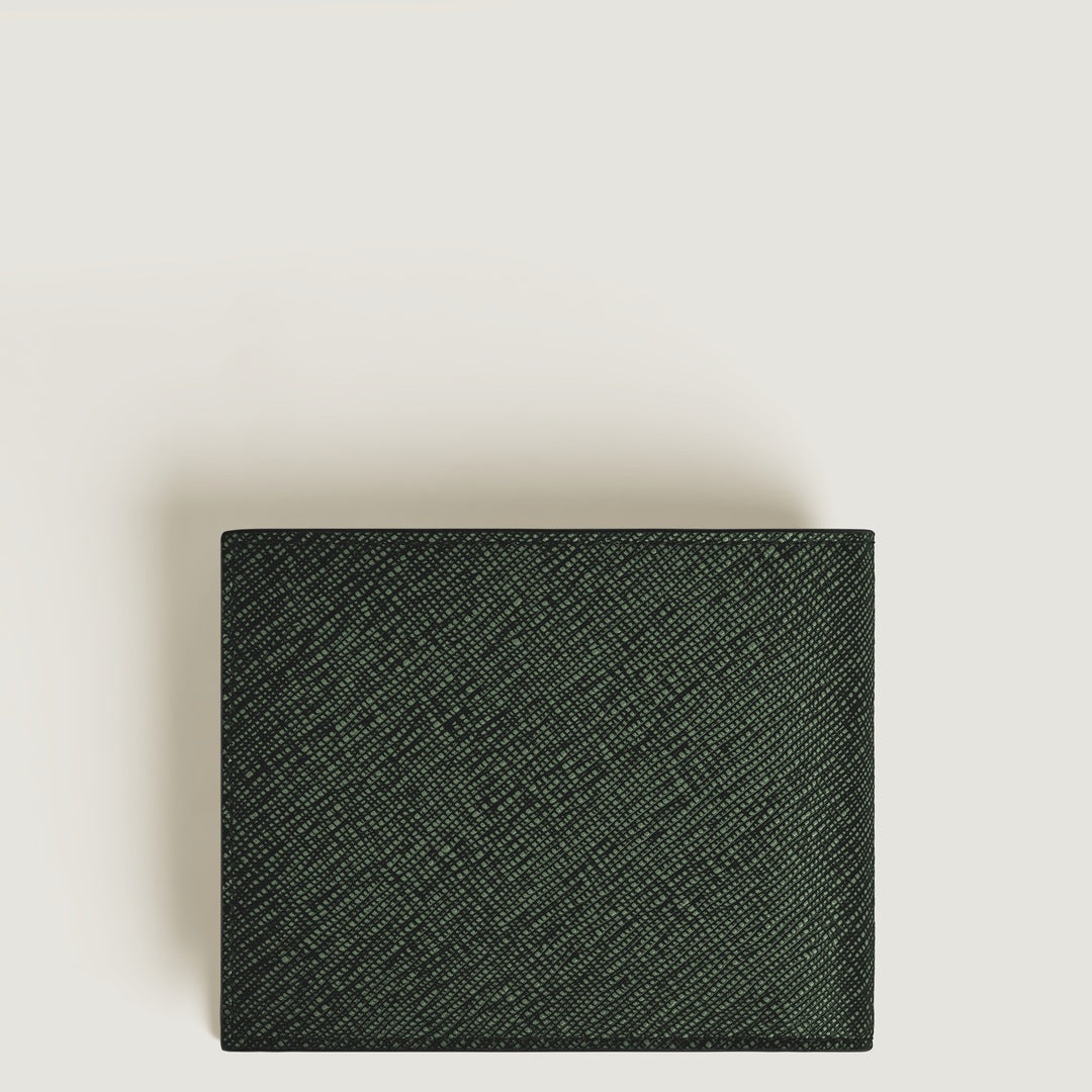 Montblanc Sartorial Wallet 6cc Khaki / Black MB220385