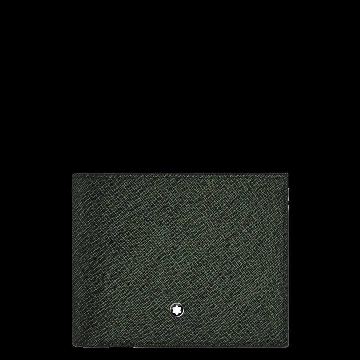 Montblanc Sartorial Wallet 6cc Khaki / Black MB220385