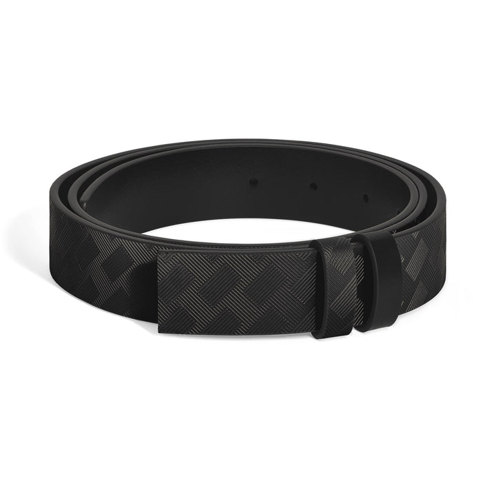 Montblanc Black Extreme 3.0/black Meisterstück 30mm reversible leather strap MB220581
