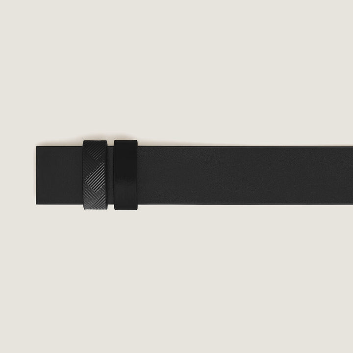 Montblanc Black Extreme 3.0/black Meisterstück 30mm reversible leather strap MB220581